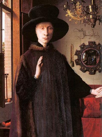 Jan Van Eyck Portrait of Giovanni Arnolfini and his Wife oil painting picture